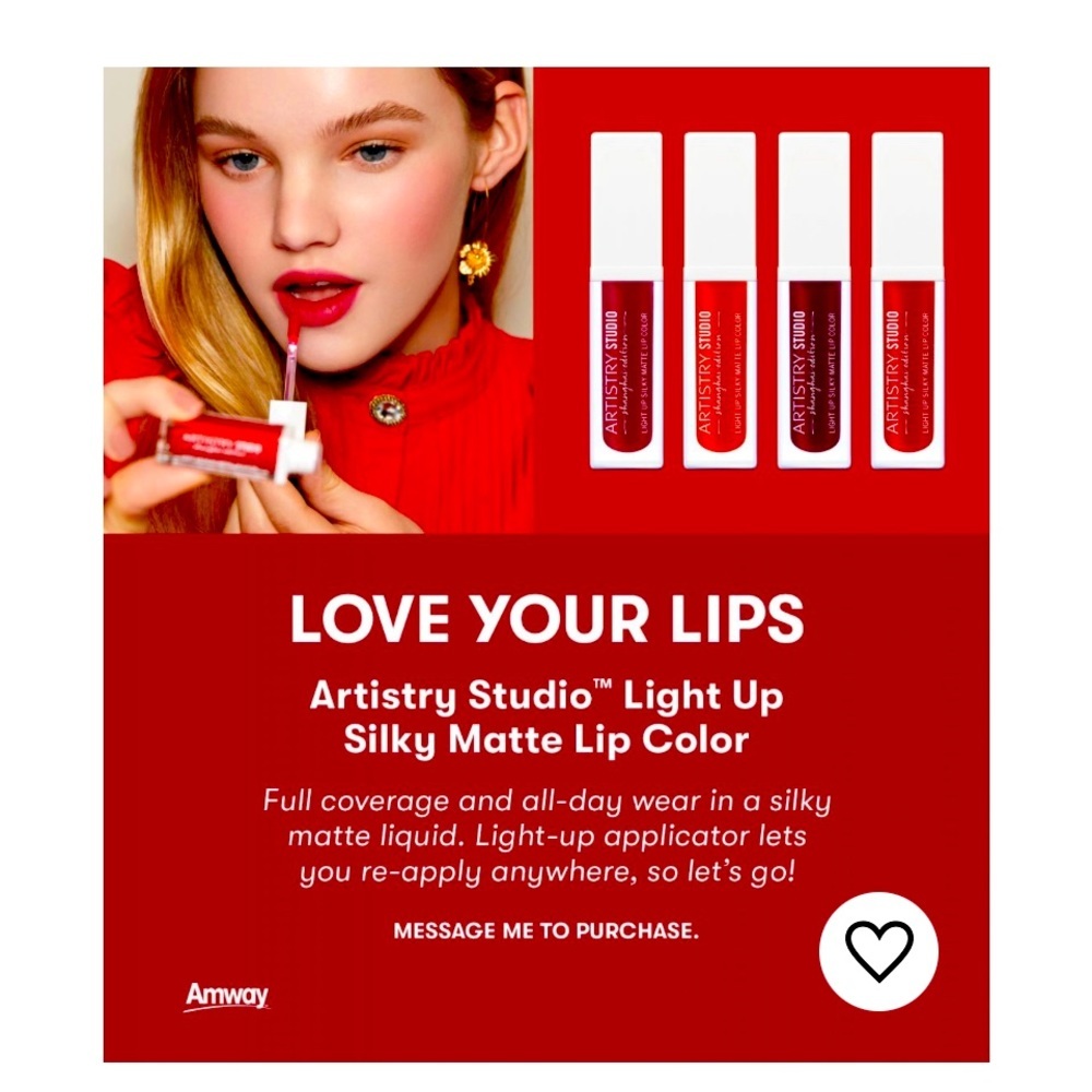 🌸🌺ARTISTRY  STUDIO LIP COLOR